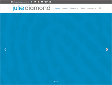 Tablet Screenshot of juliediamond.net